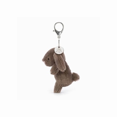 Jellycat Bashful Bunny Truffle Bag Charm New Zealand | VXGJS0269